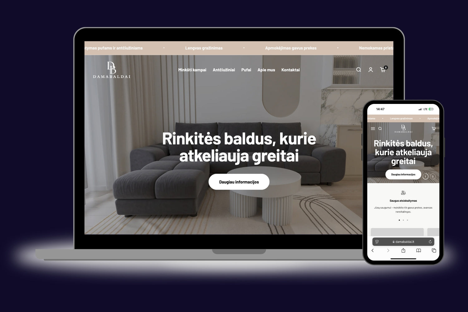 ekspertu shopify internetine parduotuve horzo