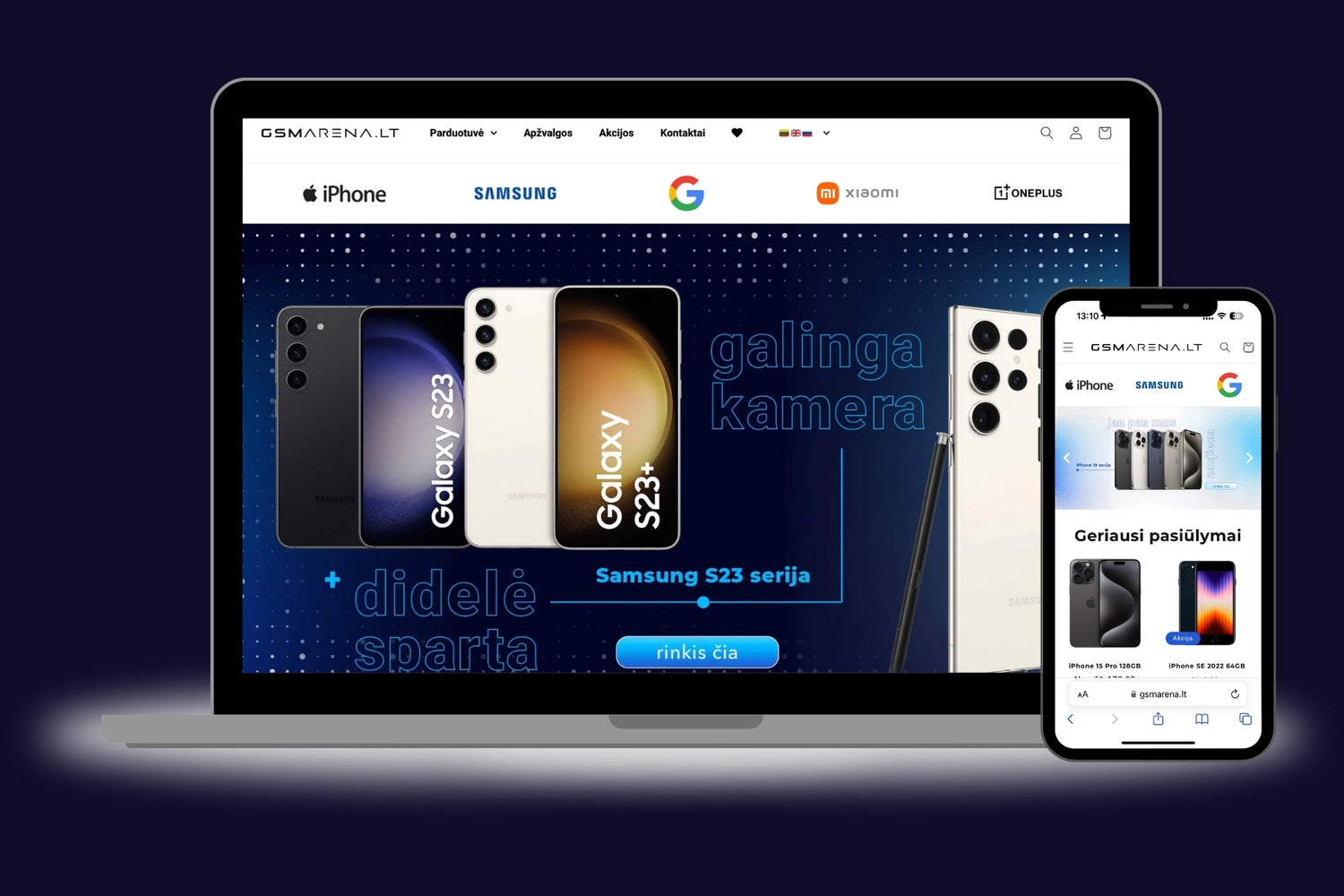 shopify internetine parduotuve lietuva