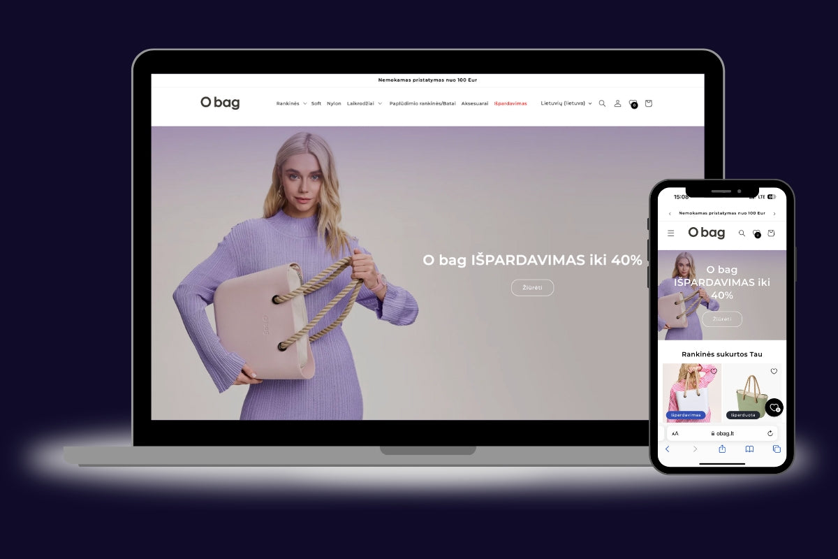 nemokamas shopify parduotuves kurimas lietuva