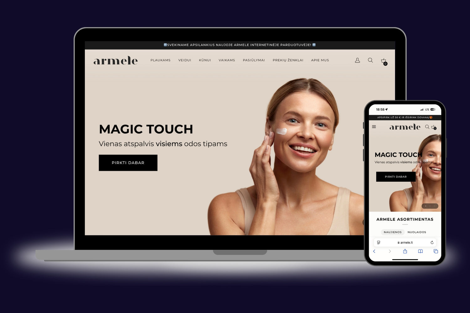 shopify ekspertu komanda lietuvoje kaune